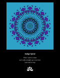 JK Haiku No. 068 — Indigo Spiral